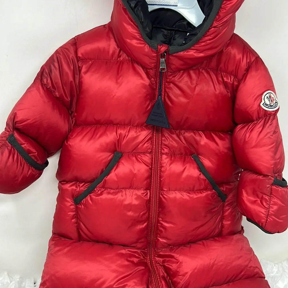 MONCLER BENIGNE TUTA IMBOTTITA BENIGNE FILLED SNOW SUIT 3-6Months 62cm - Picture 1 of 15